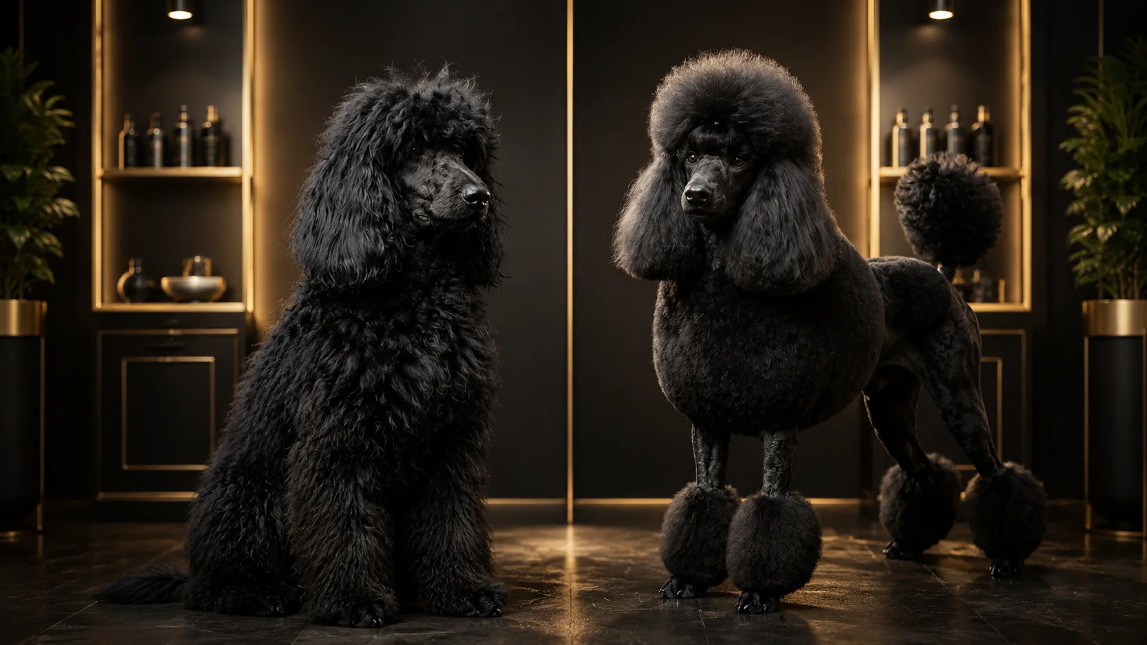 Pet grooming öncesi sonrası