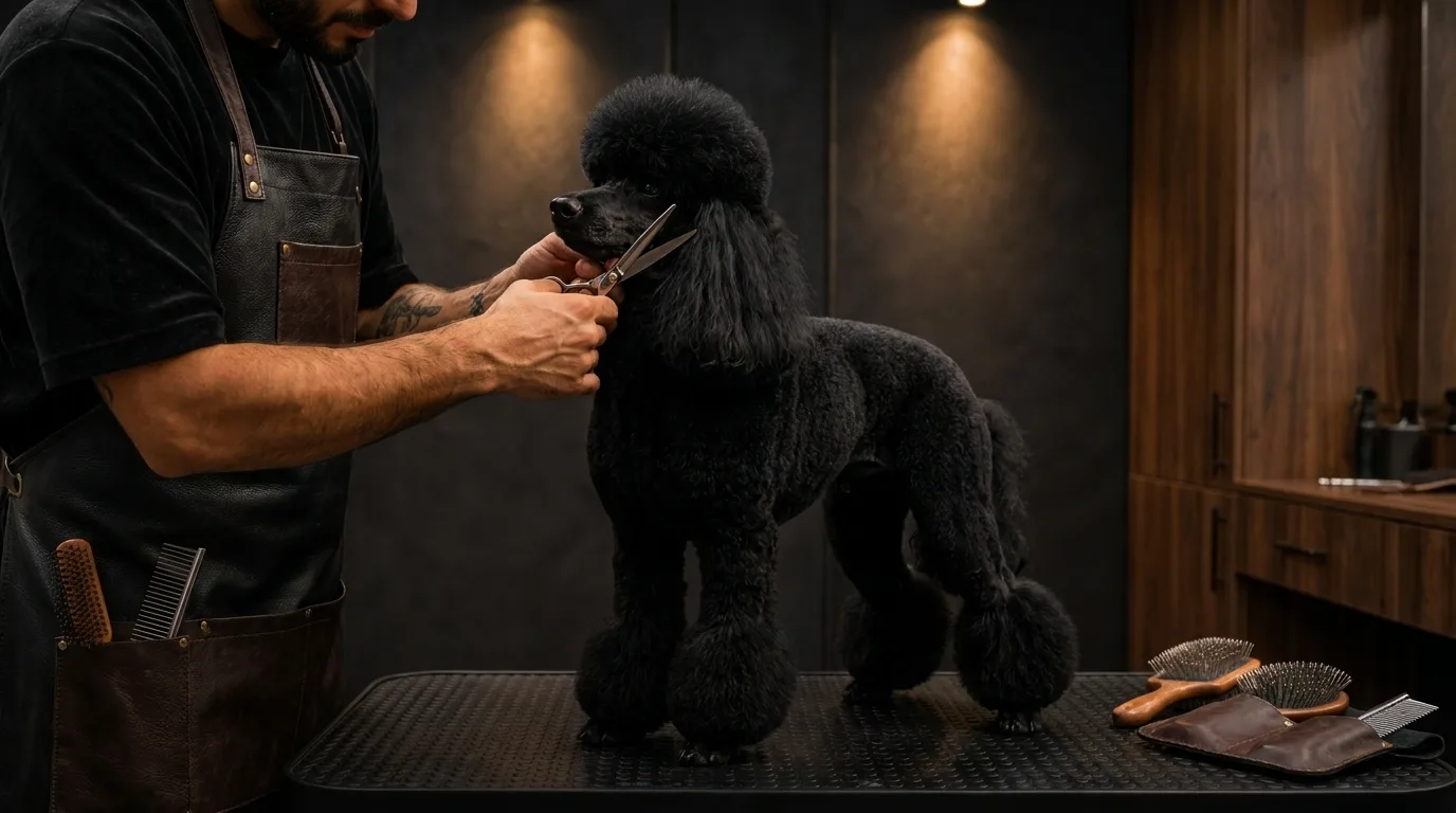 PawArt premium pet salonunda bakım gören köpek